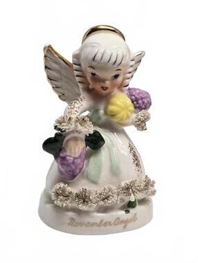 November birthday spaghetti angel, Napcoware, S1371,